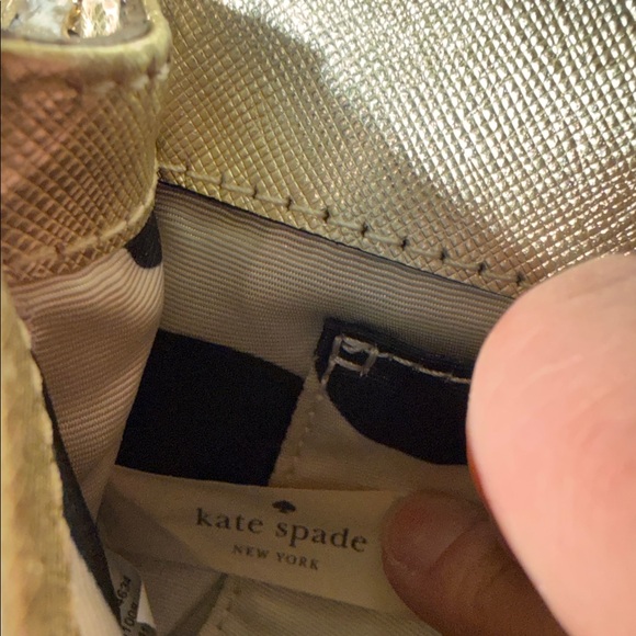Kate Spade Metallic Gold Crossbody Bag - Picture 2 of 6